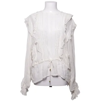 Blus (Vit) från Summum Woman Metallfiber, Viskos