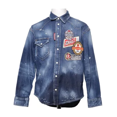 Jeansskjorta (Blå) från Dsquared2 Bomull, Elastan