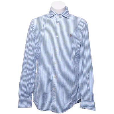 Overhemd (Blauw, Wit) van Polo Ralph Lauren Katoen, Elastaan, Polyamide