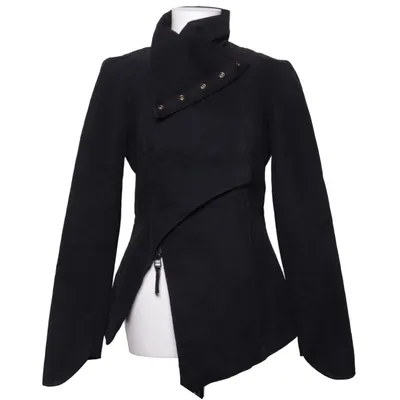 Veste (Noir) de Preach Coton, Polyamide, Polyester, Laine