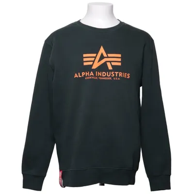 Collegetröja (Grön) från Alpha Industries Bomull, Polyester