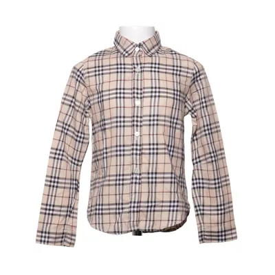 Skjorte (Beige, Sort, Rød) fra Burberry Bomuld