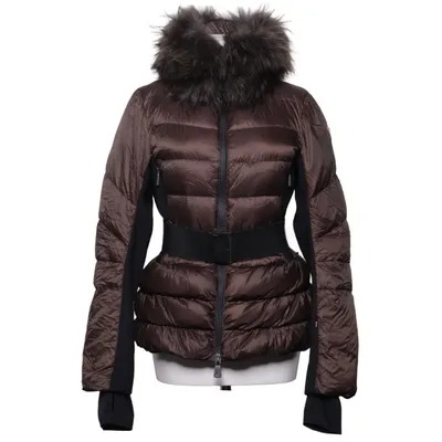 Dunjakke (Brun) fra Moncler Grenoble Dun, Fjer