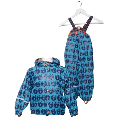 Vêtement imperméable (Bleu, Multicolore) de Småfolk Polyester, Polyuréthane