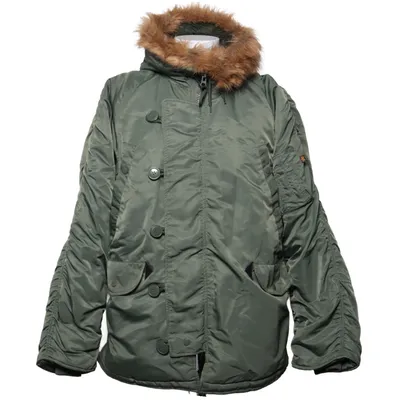 Parkas (Grön) från Alpha Industries Akryl, Polyamid, Polyester