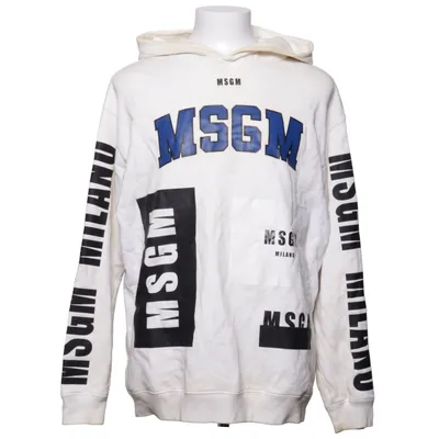 Hoodie (White) from MSGM Milano Cotton