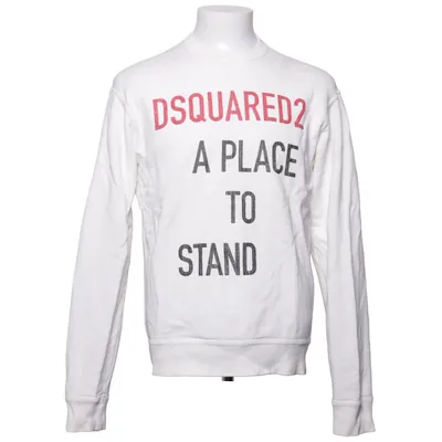 Sweatshirt (Hvid) fra Dsquared2 Bomuld, Elastan
