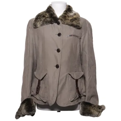 Jakke (Beige) fra Armani Collezioni Polyester, Polyamid, Pels, Bomuld, Viscose