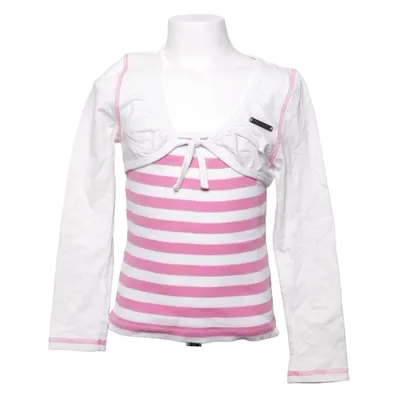 Twinset (Vit, Rosa) från Mademoiselle Bomull, Elastan