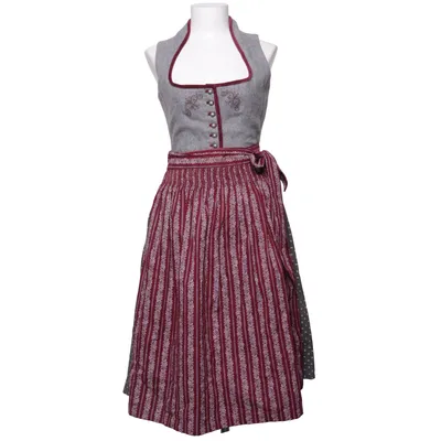 Dirndl (Rouge, Gris, Blanc) de Almsach Coton, Polyester, Laine