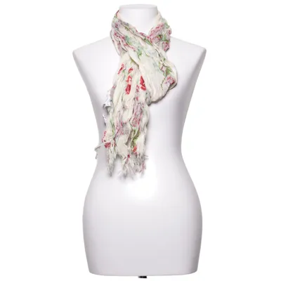 Shawl (Beige, Multicolored) from BPC Cotton, Metallic fiber