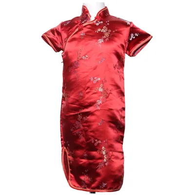 Cheongsam (Rood, Meerkleurig) Viscose