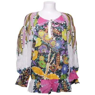 Blouse (Blanc, Multicolore) de Roberto Cavalli Coton