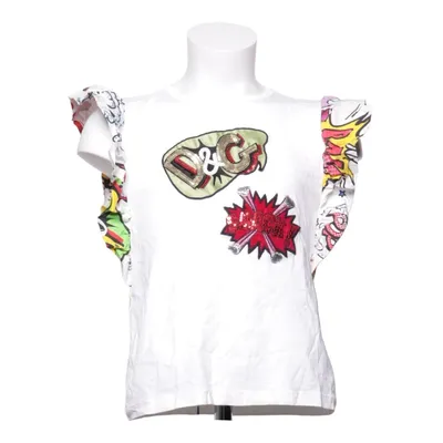Top (Wit, Meerkleurig) van Dolce & Gabbana Acryl, Katoen, Polyamide, Polyester, Viscose, Wol