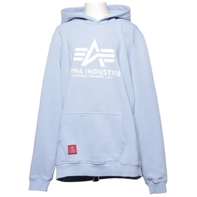 Huvtröja (Blå) från Alpha Industries Bomull, Polyester