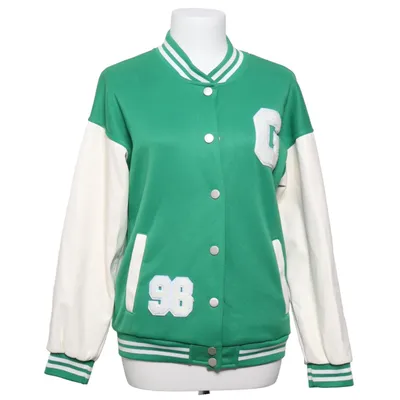 Varsity jacket (Green, White) from Cherry Koko Polyester