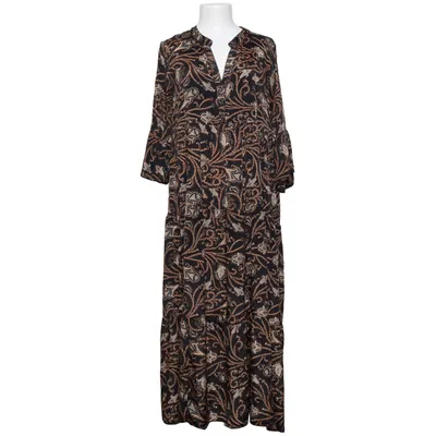 Maxi jurk (Zwart, Bruin) van Black Colour