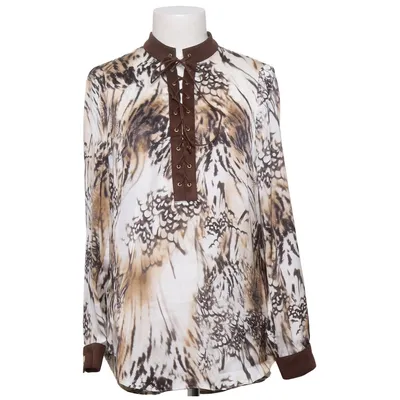 Blouse (Blanc, Marron, Multicolore) de Just Unique