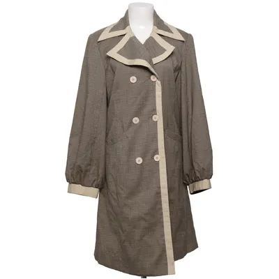 Coat (Beige, Brown) from Minus Elastane, Polyester, Viscose