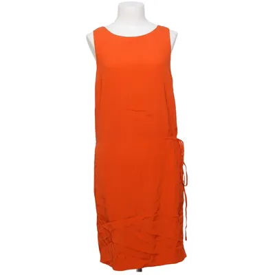 Robe (Orange) de Vince Élasthane, Polyester, Soie