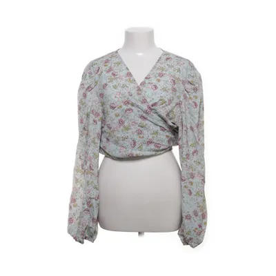 Blouse portefeuille (Bleu, Multicolore) de Missguided Plus Polyester