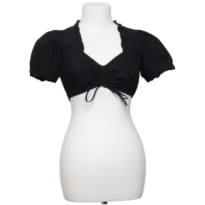 Dirndl blouse (Zwart) van Alphorn Polyester, Viscose