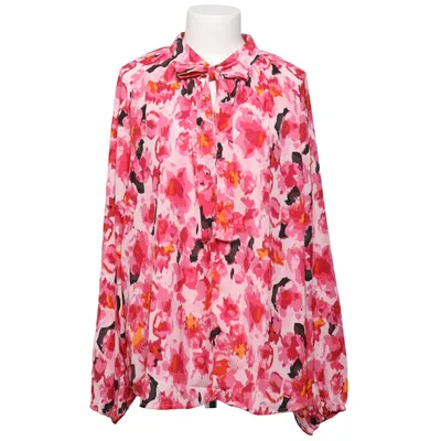 Knytblus (Rosa, Flerfärgad) från Bonprix Polyester