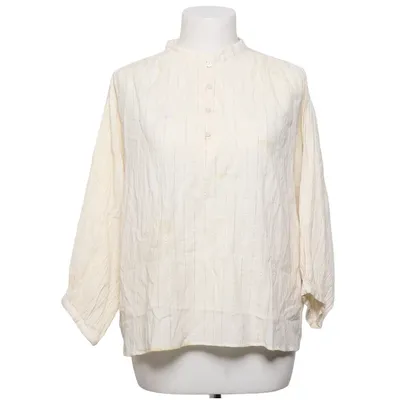 Blouse (Blanc) de Vanessabruno Coton, Viscose
