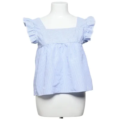 Topp (Blå, Vit) från Shein Polyester