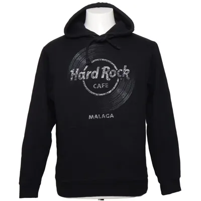 Sweat à capuche (Noir) de Hard Rock Coton, Polyester