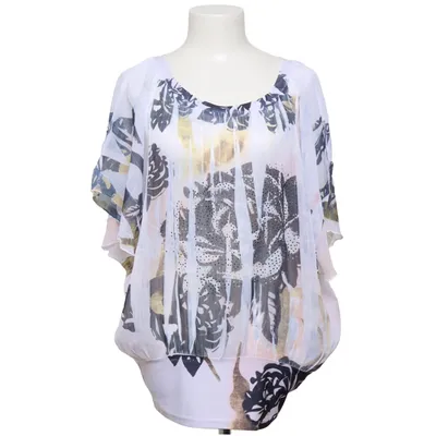 Blouse (White, Multicolored) from Jane Norman Polyester