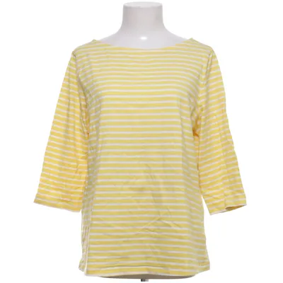 Långärmad t-shirt (Gul, Vit) från Essentials by Tchibo Ekologisk bomull