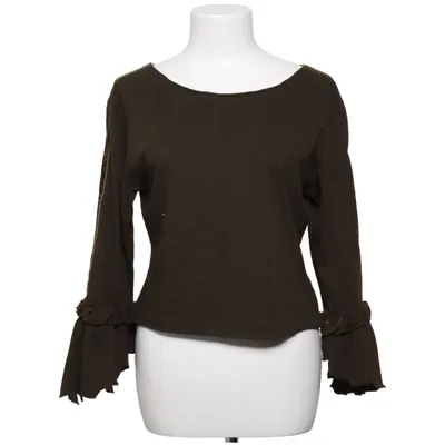 Long sleeve T-shirt (Brown) from Temple Cotton