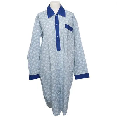 Jurk (Blauw, Wit) van Garant Katoen, Polyester