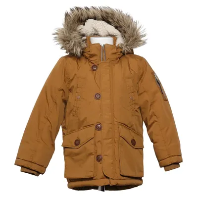 Parkas (Brun, Beige) från H&M Bomull, Polyester