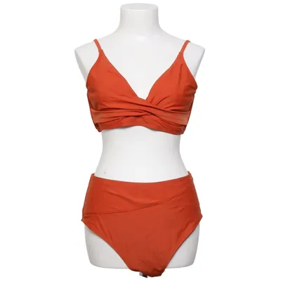 Bikini (Brun, Röd, Orange) från Cupshe Elastan, Polyamid, Polyester