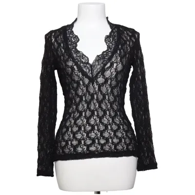 Haut (Noir) de H&M Élasthane, Polyester