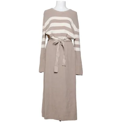 Långklänning (Beige, Vit) från Happy Holly Bomull