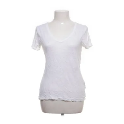 T-shirt (Hvid) fra L.O.G.G by H&M Linned