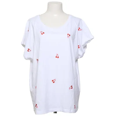 T-shirt (Wit, Rood) van ONLY Carmakoma