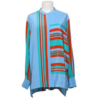 Blouse (Bleu, Multicolore) de Diane von Furstenberg Soie