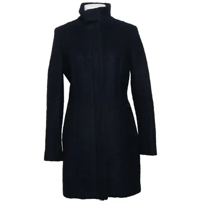 Frakke (Blå) fra H&M Modern Classic Polyester, Uld, Viscose