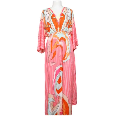 Caftan (Rose, Multicolore) de Sheilay