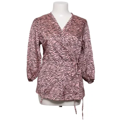 Wrap blouse (Pink, Black) from Noella