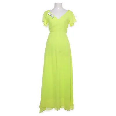 Långklänning (Gul) från ASOS Petite Polyester, Viskos