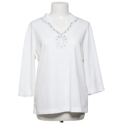 Blouse (Wit) van Paola! Katoen, Polyester