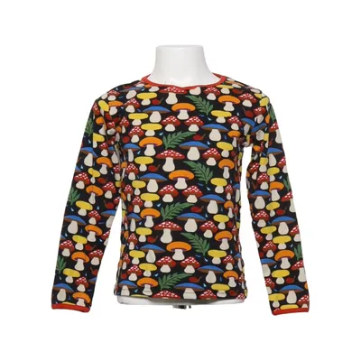 Långärmad t-shirt (Svart, Flerfärgad) från Duns Sweden Ekologisk bomull