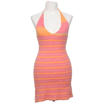 Halterneck dress (Pink, Orange) from VRG GRL Acrylic, Wool