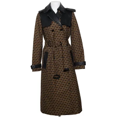 Trench-coat (Marron, Noir) de Michael Kors Coton, Polyester