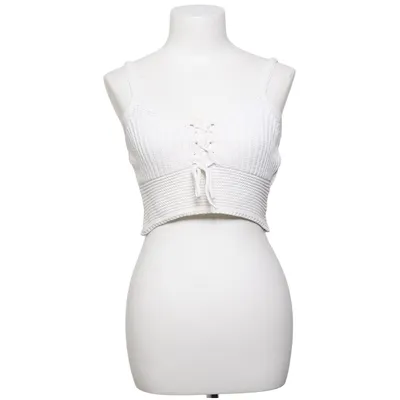 Crop top (Wit) van FB Sister Katoen